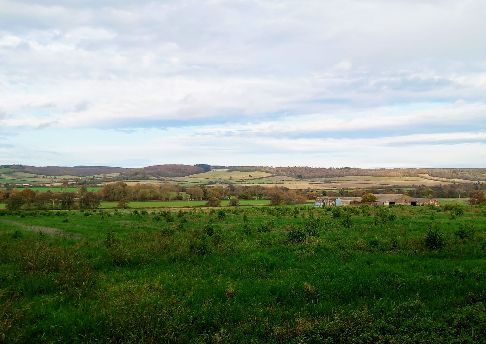 View from our outward path